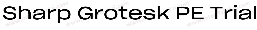 Sharp Grotesk PE Trial Light 24字体转换